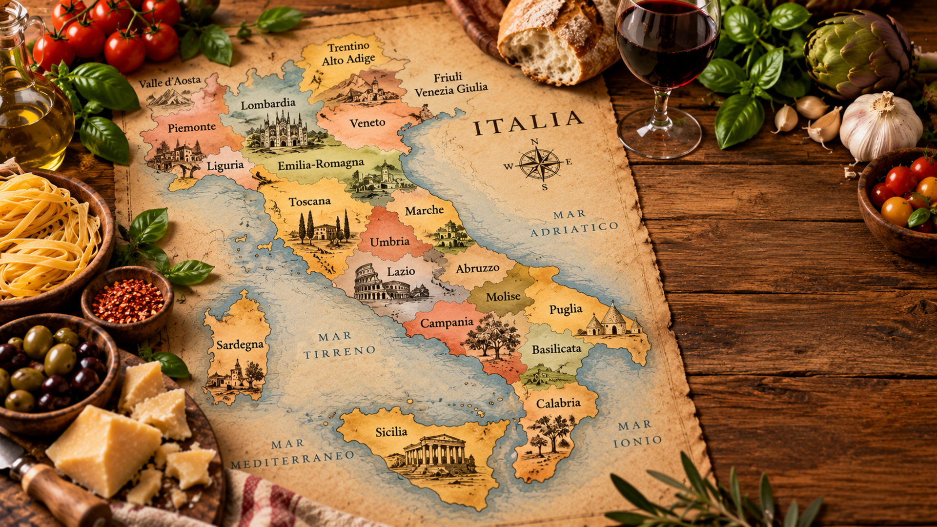 There Wasn't One "Italian Food"