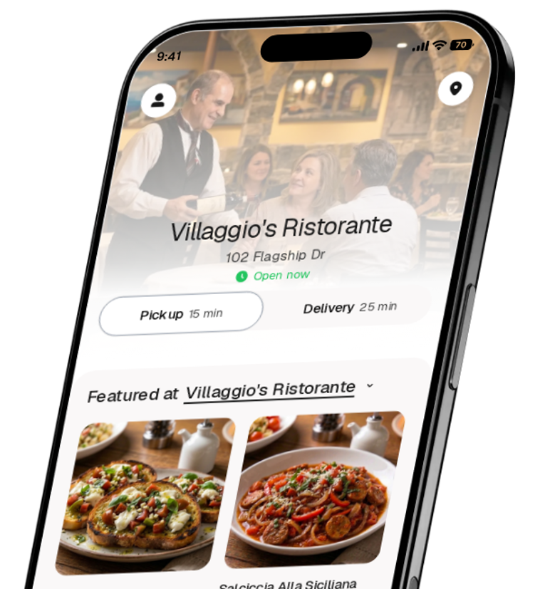 Villaggio's Ristorante app preview