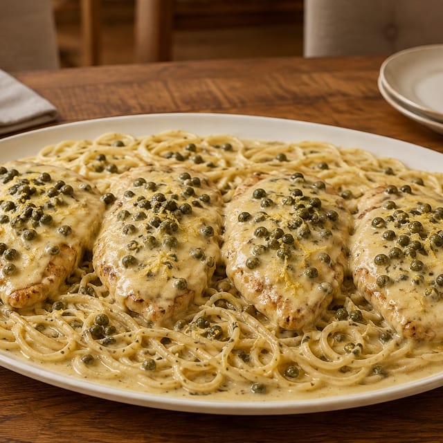 Chicken Francaise Family Meal.